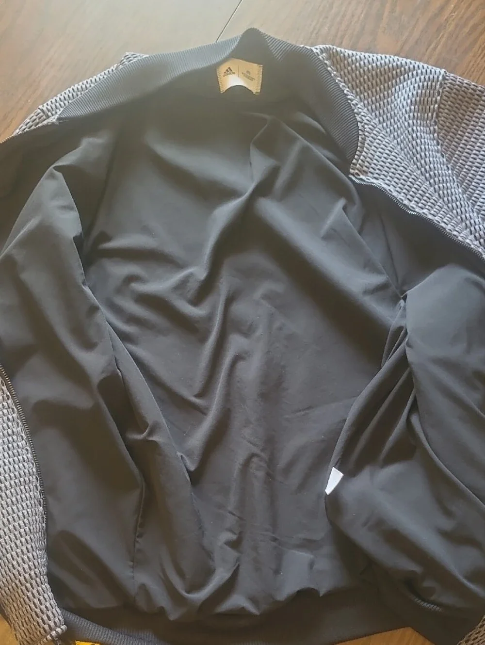 Adidas Reigning Champ X Spacer Mesh Bomber Varsity Jacket Mens M Preowned Nice